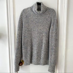 COS Oversized Cotton-Wool Turtleneck Sweater
